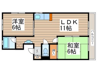 ハイツみづほの物件間取画像